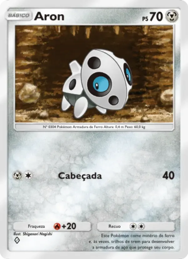 Aron card in Portuguese
