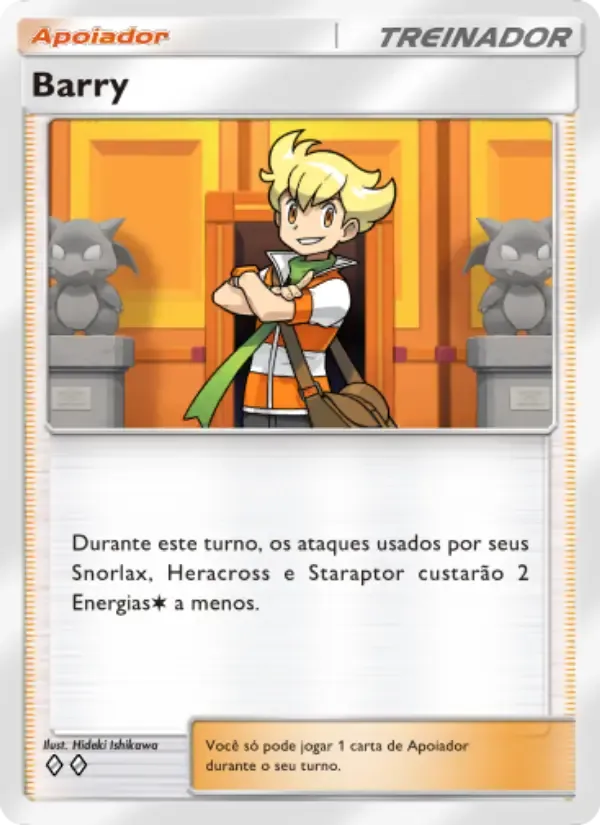 Barry card in Portuguese