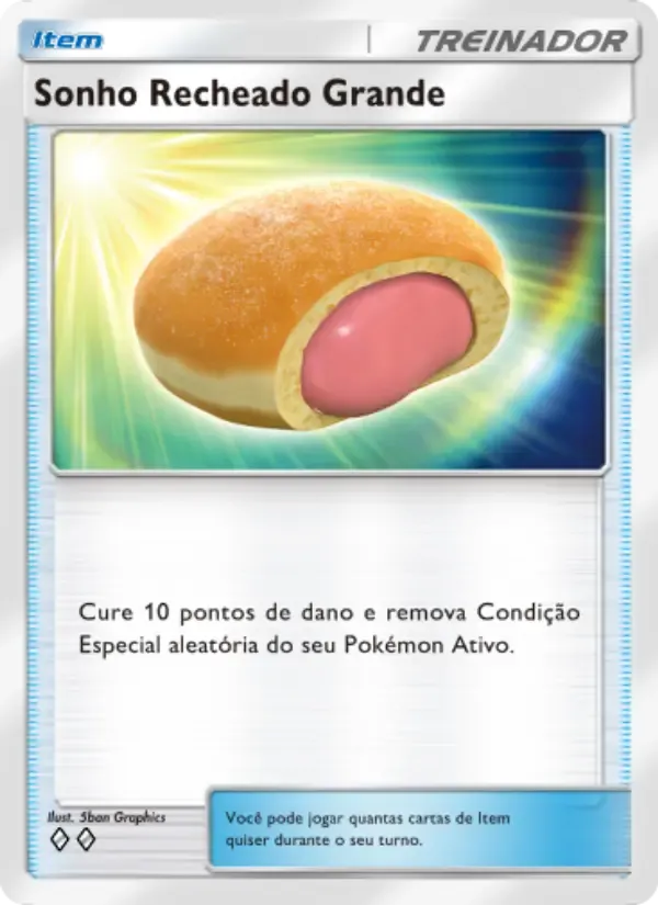 Big Malasada card in Portuguese