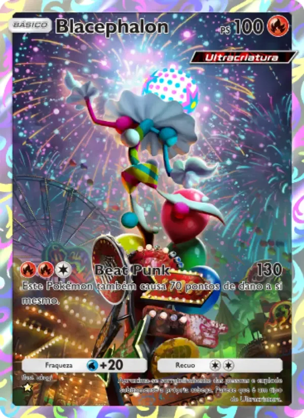 Blacephalon card in Portuguese