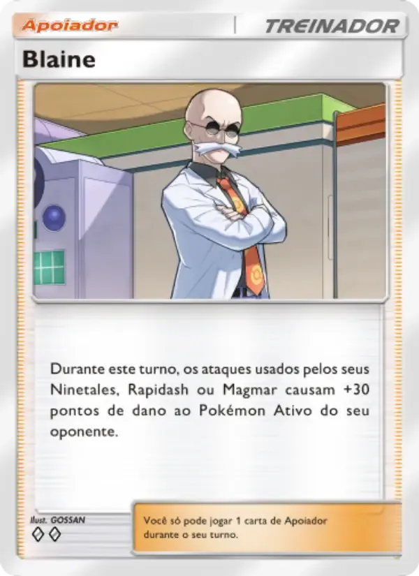 Blaine card in Portuguese