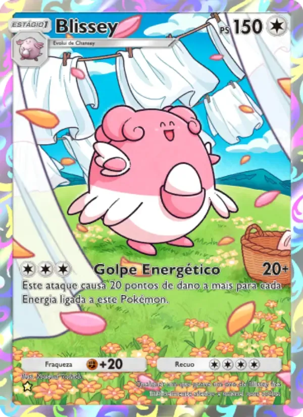 Blissey card in Portuguese