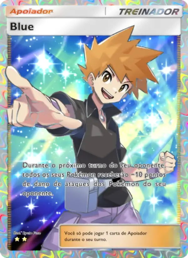 Blue card in Portuguese