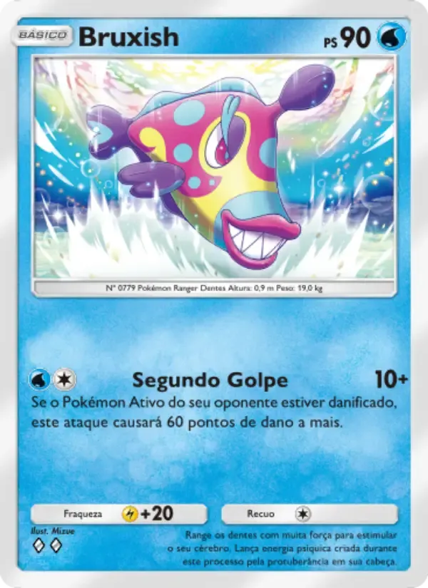 Bruxish card in Portuguese