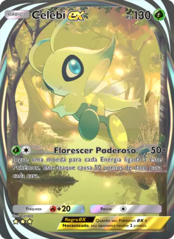 Celebi ex card in Portuguese