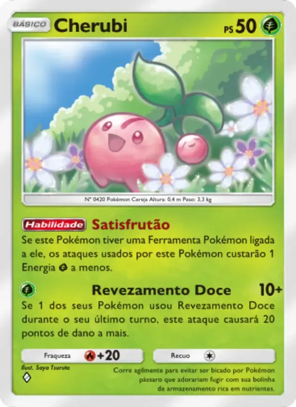 Cherubi card in Portuguese