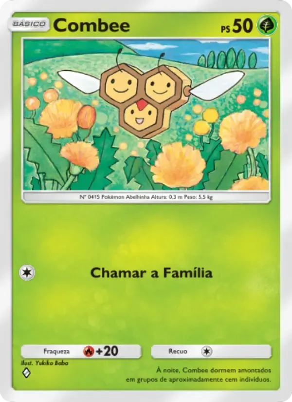 Combee card in Portuguese