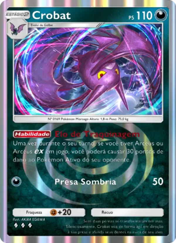 Karta Crobat w języku Portugalski