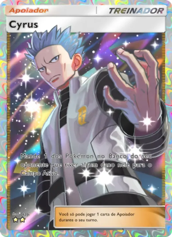 Cyrus card in Portuguese