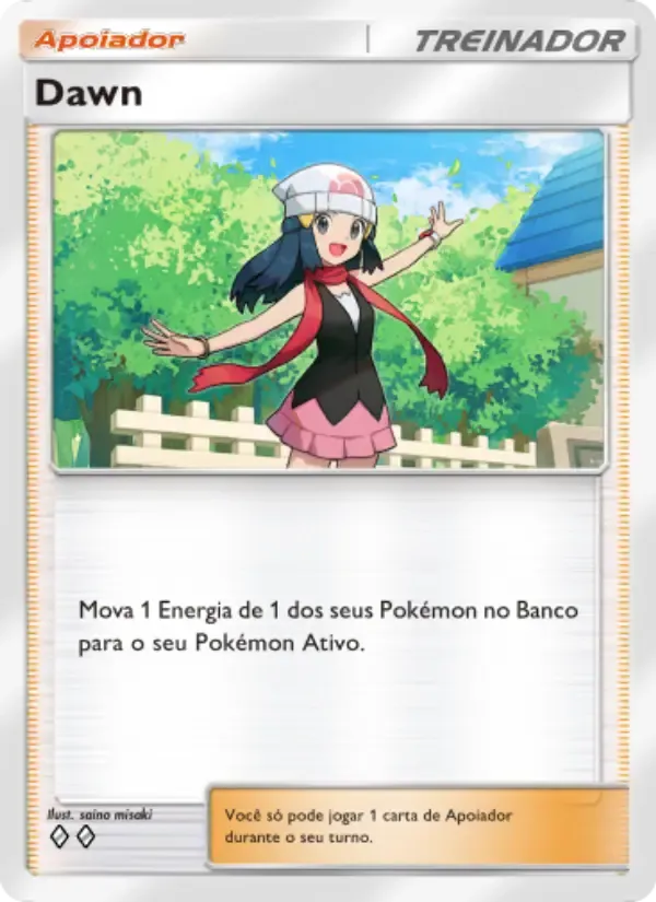 Dawn card in Portuguese