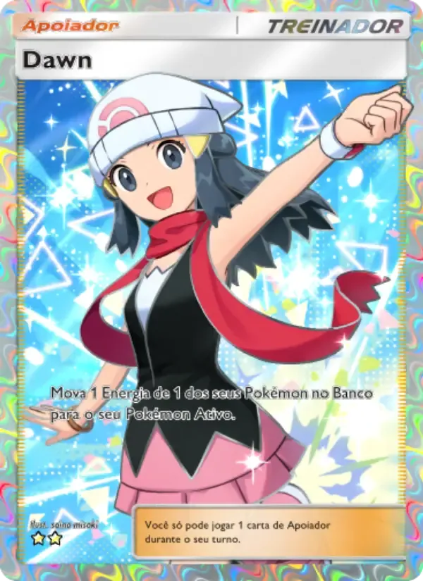 Dawn card in Portuguese