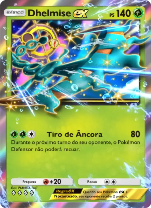 Dhelmise ex card in Portuguese