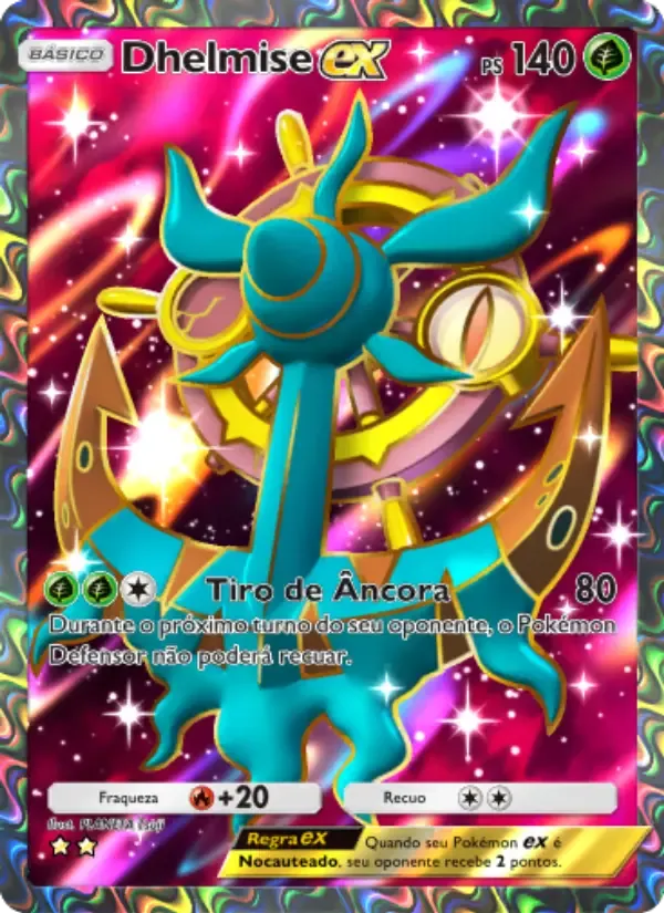 Dhelmise ex card in Portuguese