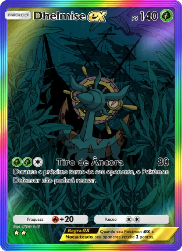 Dhelmise ex card in Portuguese