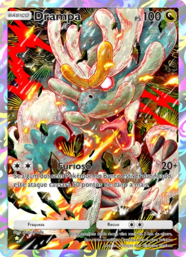 Drampa card in Portuguese