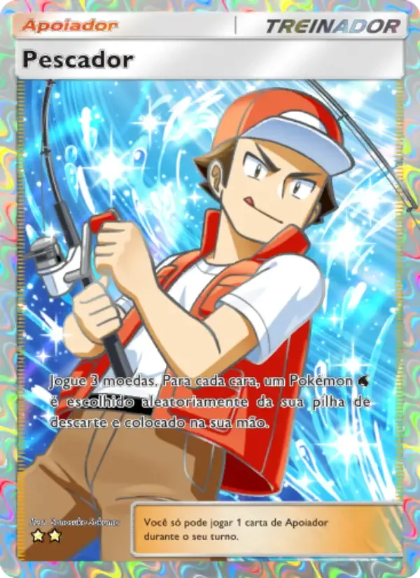 Fisher card in Portuguese