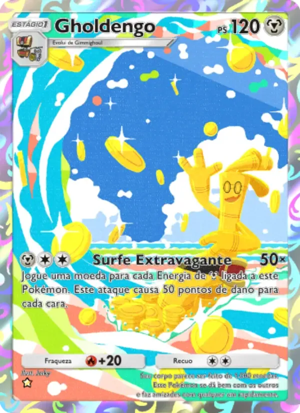 Gholdengo card in Portuguese
