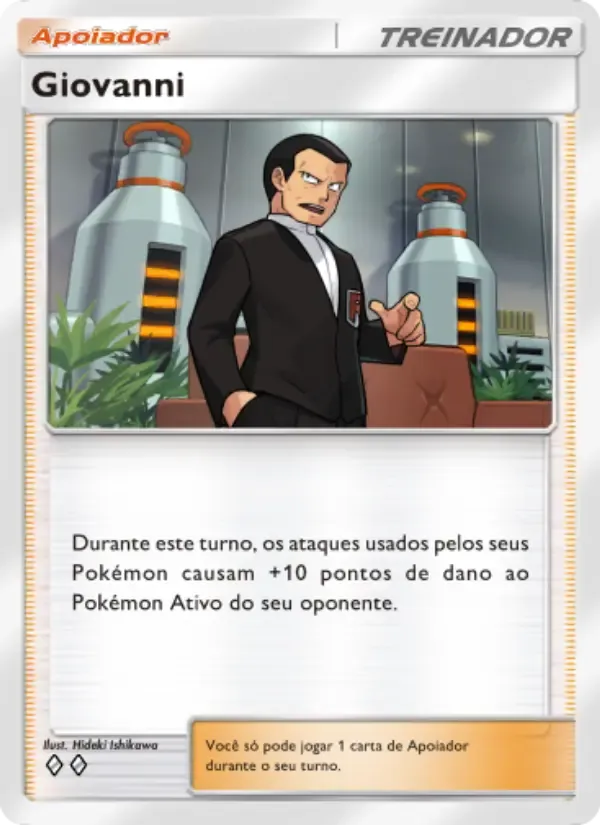 Giovanni card in Portuguese