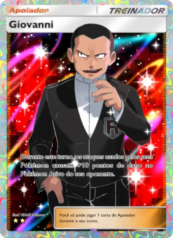 Giovanni card in Portuguese