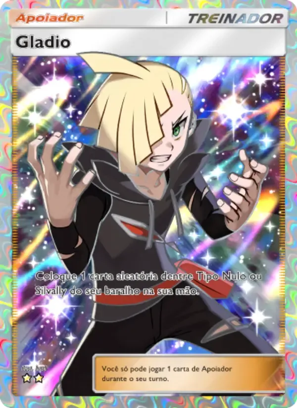 Gladion card in Portuguese