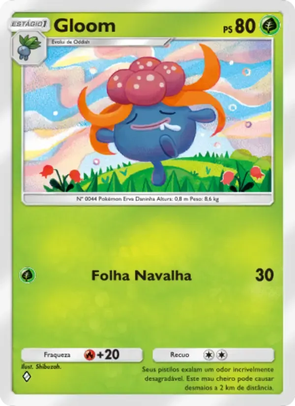 Gloom card in Portuguese