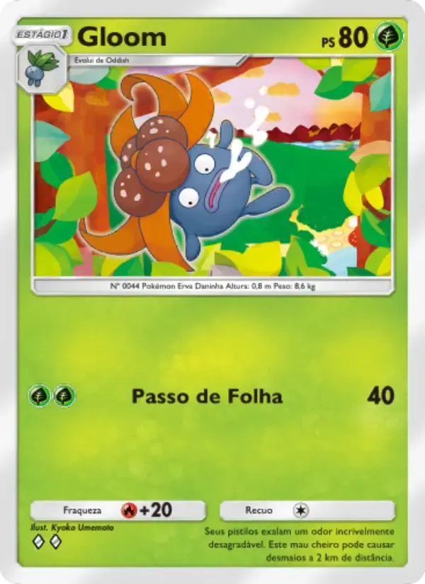 Gloom card in Portuguese
