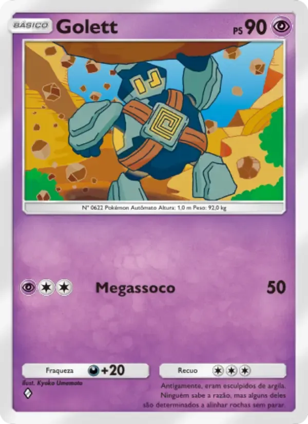 Carta di Golett in Portoghese
