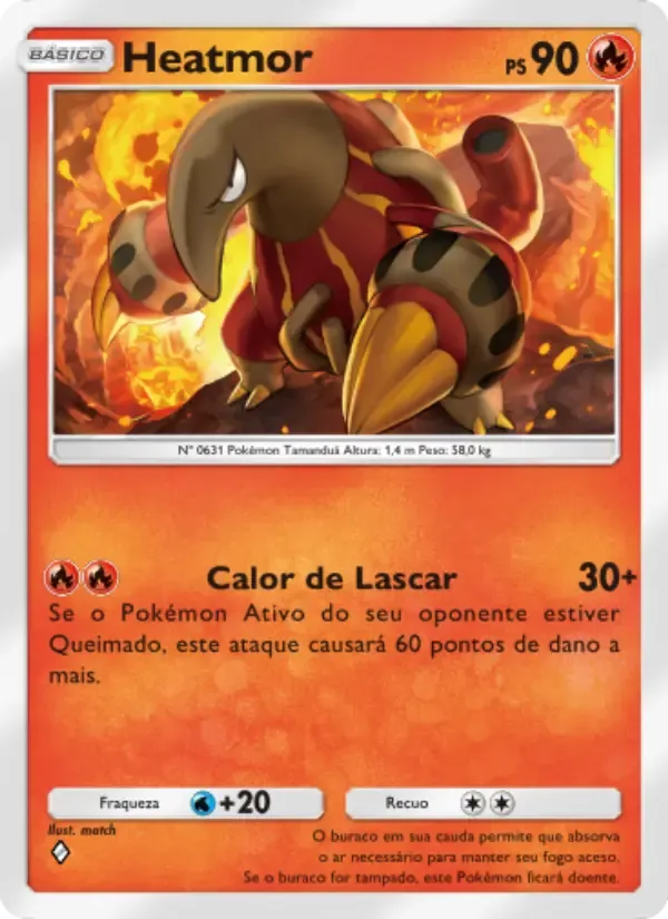 Heatmor card in Portuguese