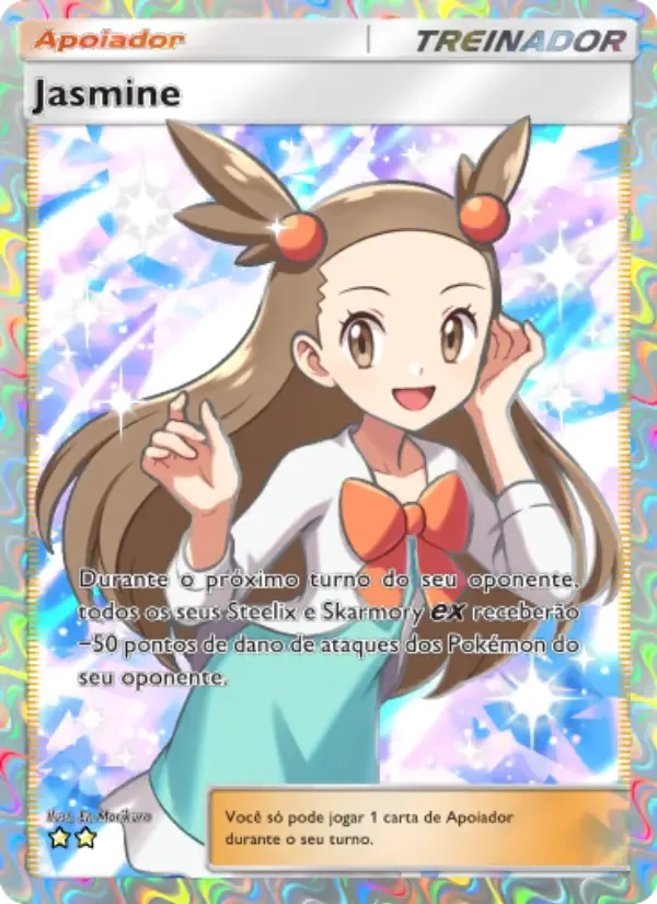 Jasmine card in Portuguese