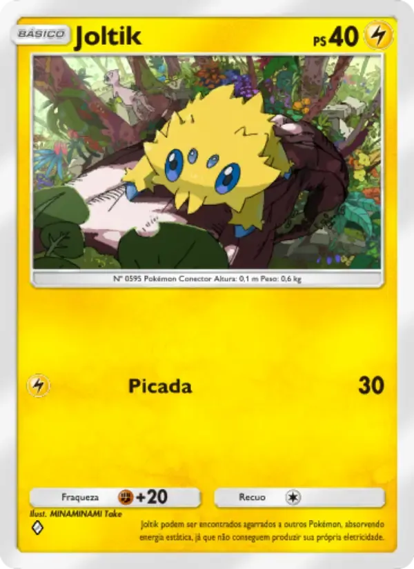 Joltik card in Portuguese