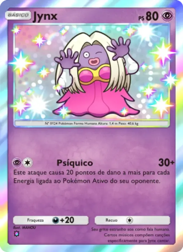 Jynx card in Portuguese