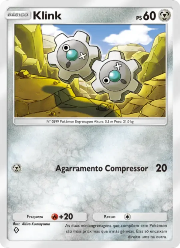 Klink card in Portuguese