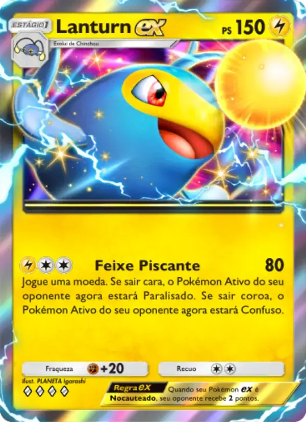 Lanturn ex card in Portuguese