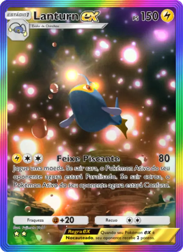 Lanturn ex card in Portuguese