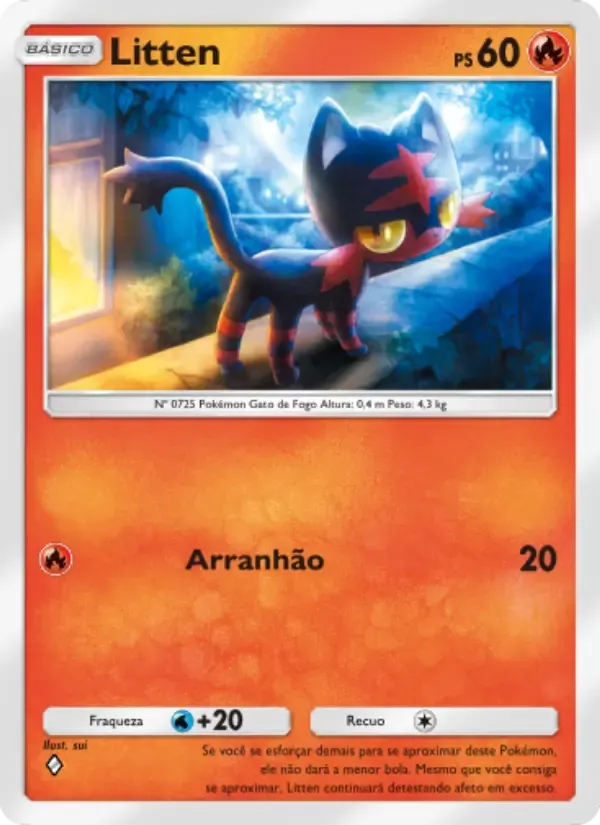Carta di Litten in Portoghese