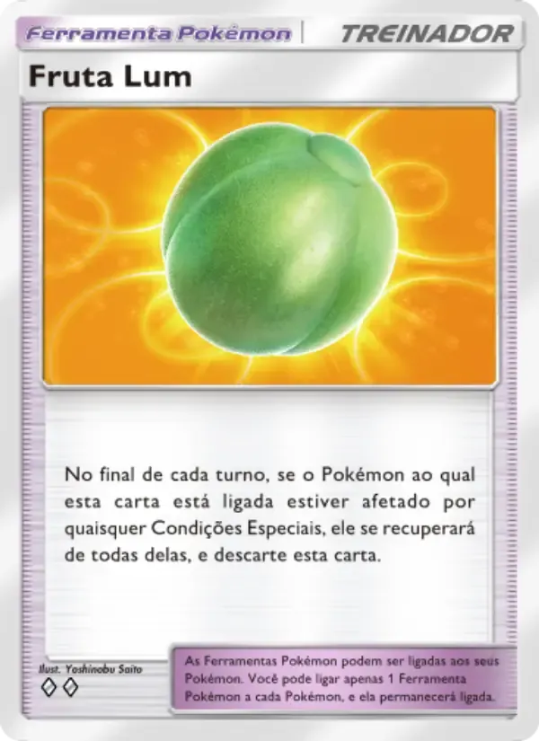 Lum Berry card in Portuguese