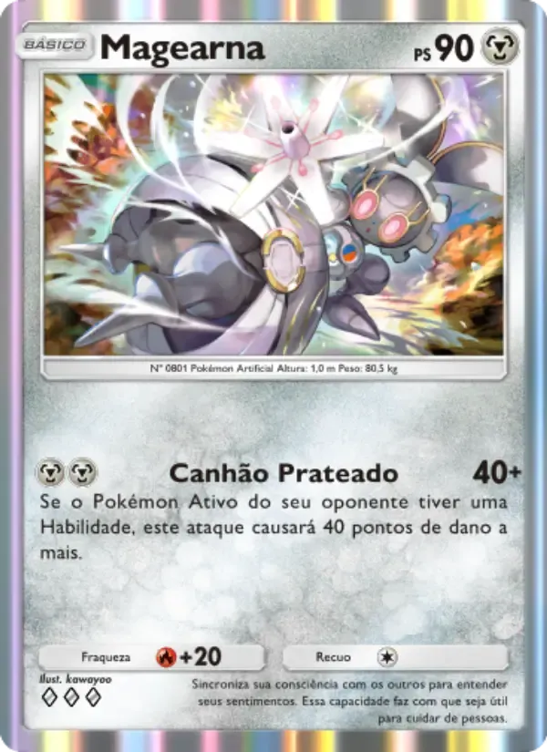 Magearna card in Portuguese