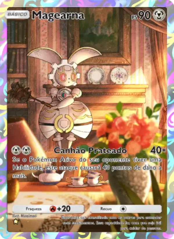 Magearna card in Portuguese