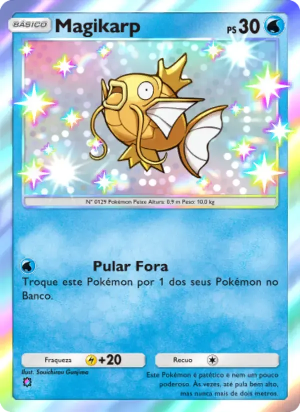Magikarp card in Portuguese