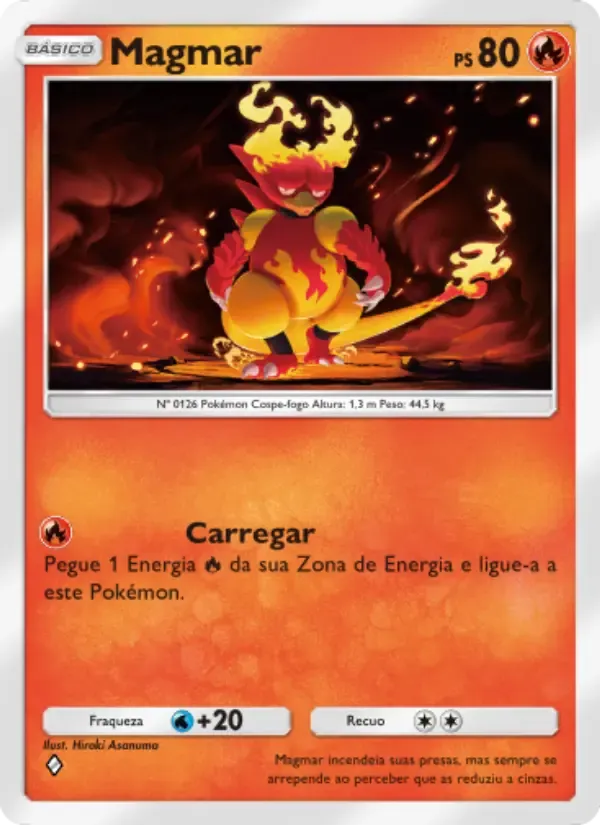 Magmar card in Portuguese
