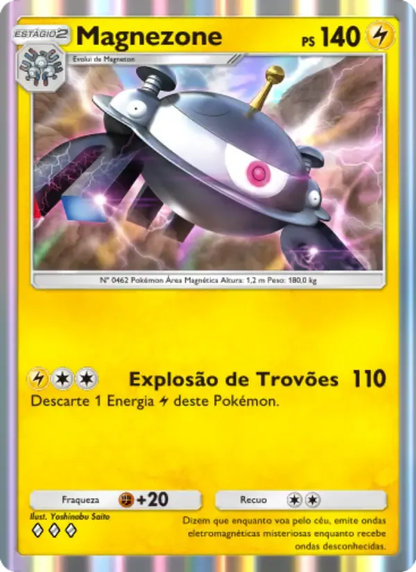 Magnezone card in Portuguese