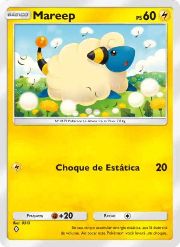 Mareep card in Portuguese