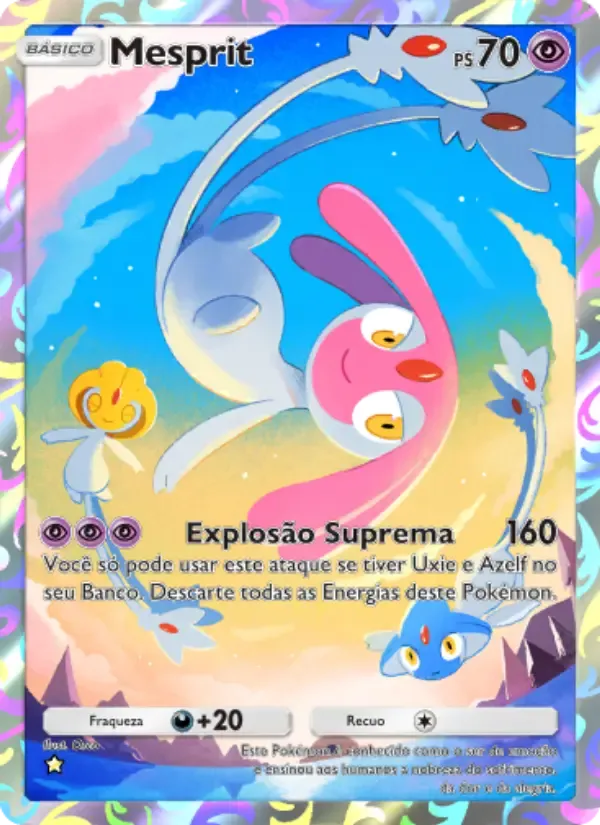 Mesprit card in Portuguese