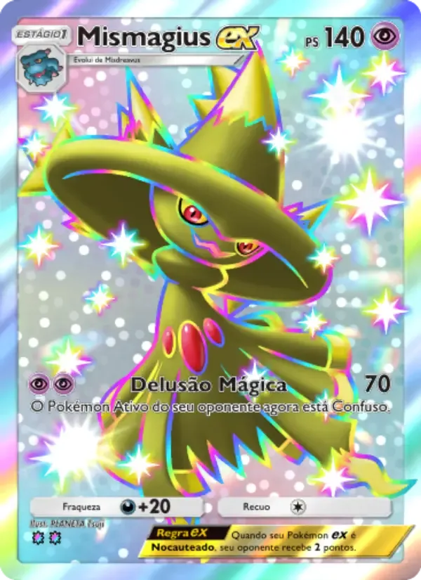 Mismagius ex card in Portuguese