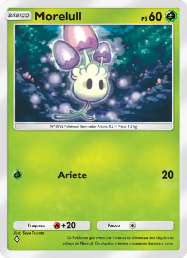 Morelull card in Portuguese