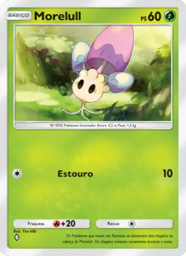 Morelull card in Portuguese