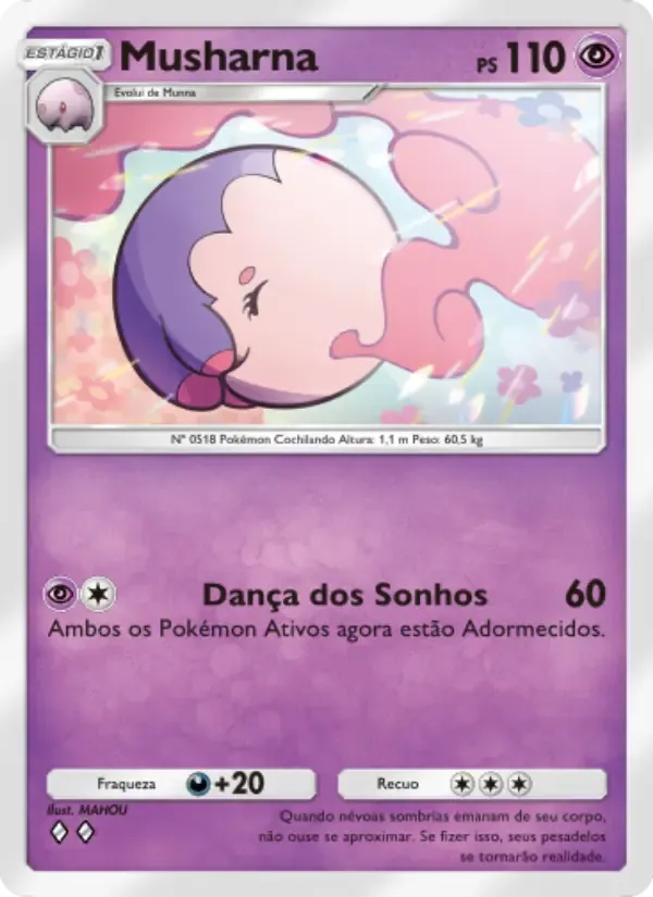 Musharna card in Portuguese