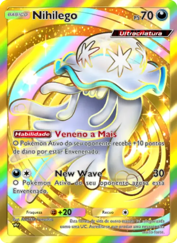 Nihilego card in Portuguese