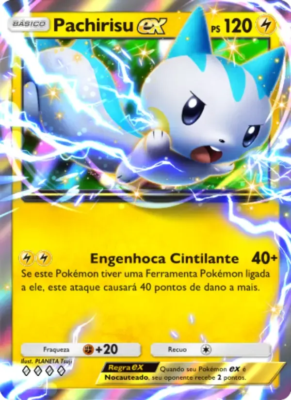 Pachirisu ex card in Portuguese