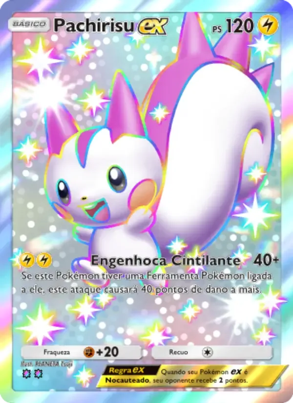 Pachirisu ex card in Portuguese
